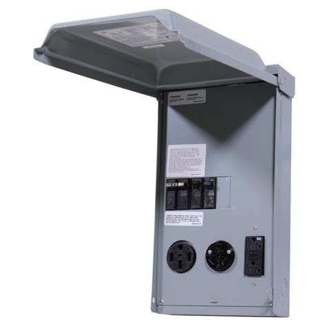 camper electric box|rv site electrical power boxes.